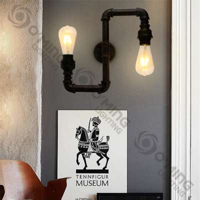 Indoor wall lamp vintage industrial wall lights for hotel decoration Imitating water pipe light