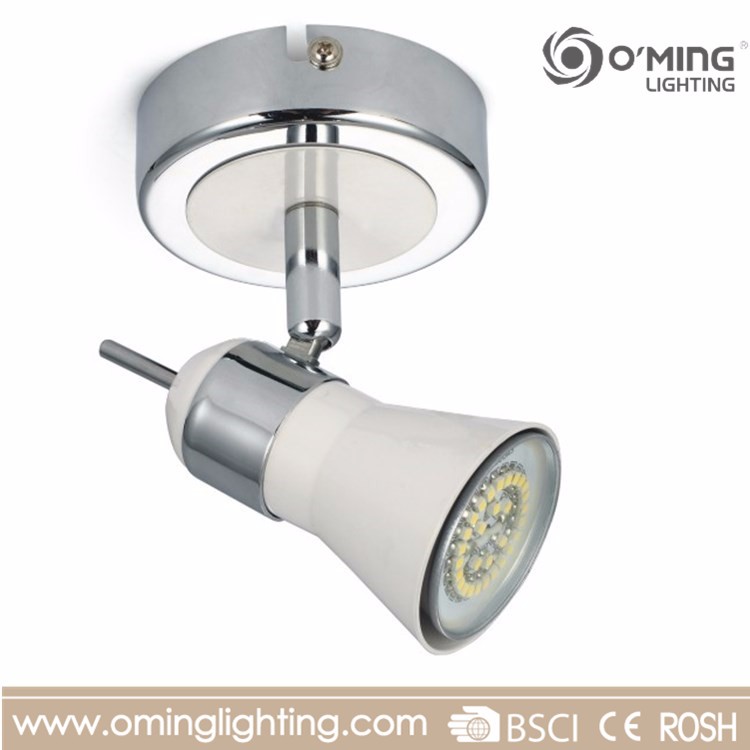 CE Rohs white lampshade wholesale gu10 spotlights led high ceiling track lighting system